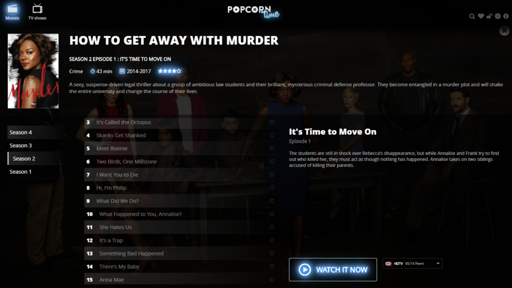 Watch "How to Get Away with Murderer" Online Free Any Season 1,2,3,4
